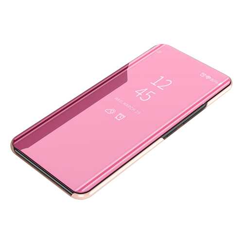 Чехол MyPads для Samsung Galaxy J3 Prime Clear View J3 (2017) SM-J330F Cover Pink в Йота