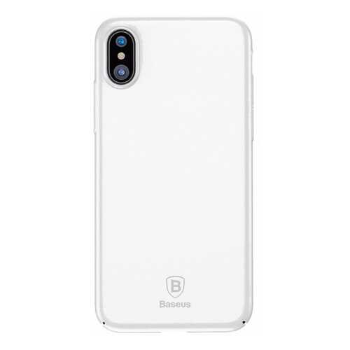 Чехол-накладка Baseus Thin Case (WIAPIPHX-ZB02) для iPhone X (White) в Йота