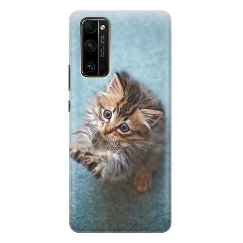 Чехол RE:PA для Honor 30 Pro+ с принтом Котёнок на голубом в Йота