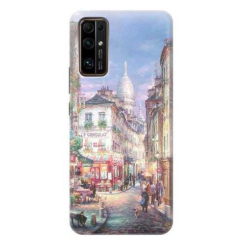 Чехол RE:PA для Honor 30 с принтом Пейзаж Монмартра в Йота