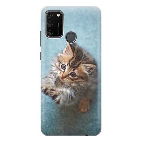 Чехол RE:PA для Honor 9A с принтом Котёнок на голубом в Йота
