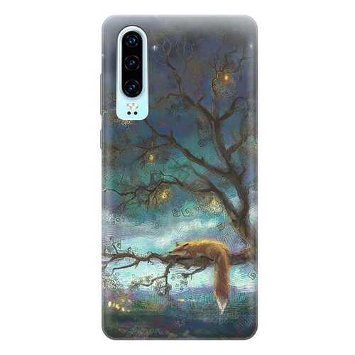 Чехол RE:PA для Huawei P30 с принтом Лиса на дереве в Йота