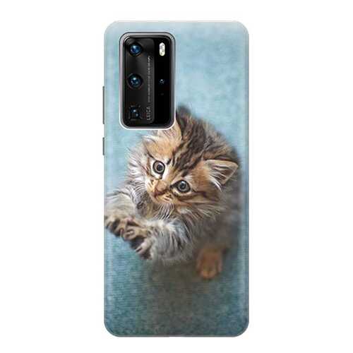 Чехол RE:PA для Huawei P40 Pro с принтом Котёнок на голубом в Йота