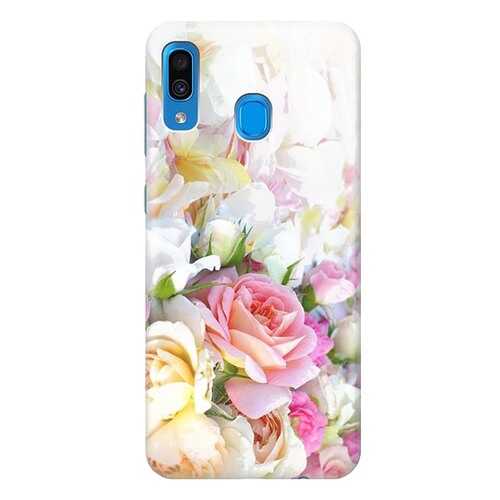 Чехол RE:PA для Samsung Galaxy A20 с принтом Нежные розы в Йота