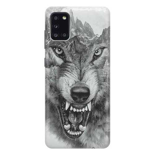 Чехол RE:PA для Samsung Galaxy A31 с принтом Волк в горах в Йота