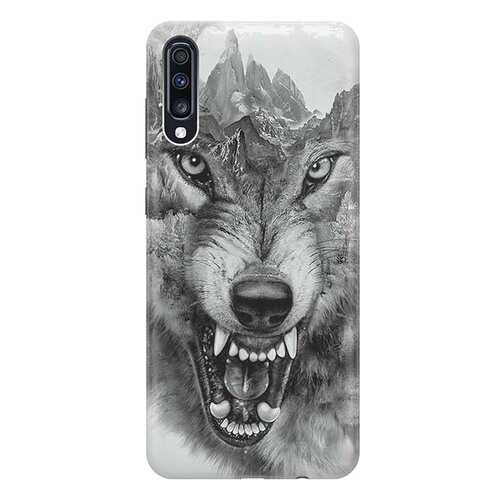 Чехол RE:PA для Samsung Galaxy A70 с принтом Волк в горах в Йота