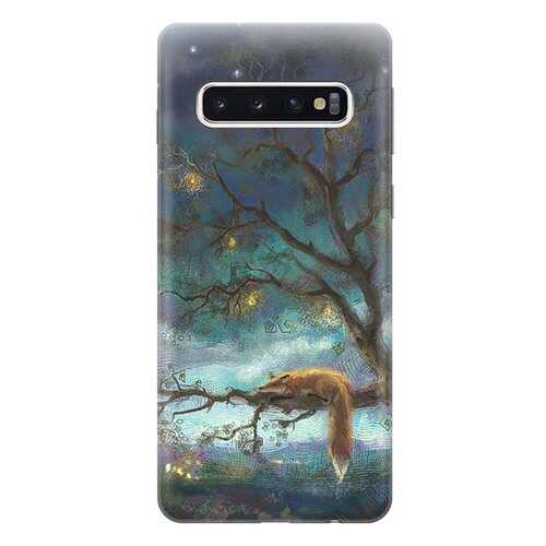 Чехол RE:PA для Samsung Galaxy S10 с принтом Лиса на дереве в Йота