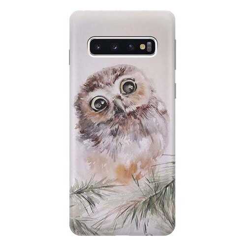 Чехол RE:PA для Samsung Galaxy S10 с принтом Совенок в Йота