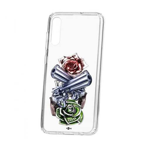 Чехол Samsung Galaxy A70 2019 Kruche Print Карты деньги 2 ствола в Йота