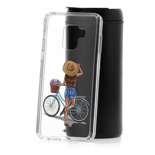 Чехол Samsung Galaxy A8 2018 (A530) Kruche Print Велосипедная прогулка в Йота
