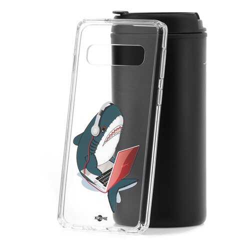 Чехол Samsung Galaxy S10 Kruche Print Акула в Йота
