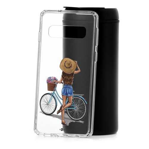 Чехол Samsung Galaxy S10 Kruche Print Велосипедная прогулка в Йота