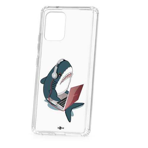 Чехол Samsung Galaxy S10 Lite Kruche Print Акула в Йота