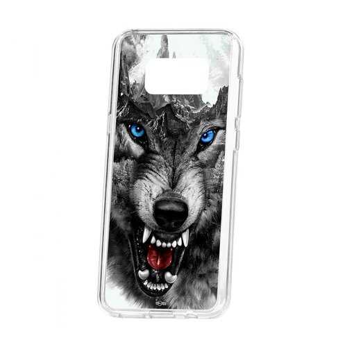Чехол Samsung Galaxy S8 Plus Kruche Print Волк в Йота