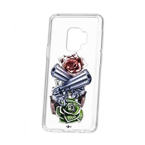 Чехол Samsung Galaxy S9 Kruche Print Карты деньги 2 ствола в Йота