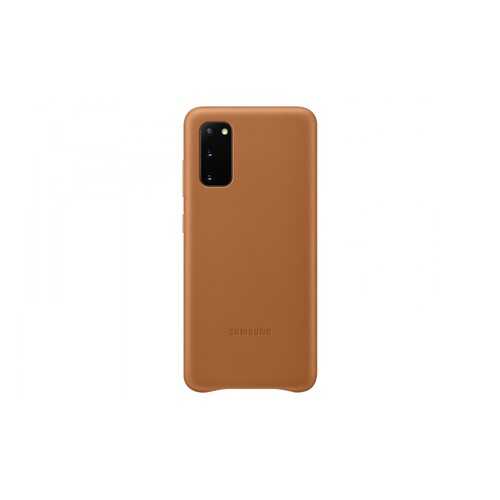 Чехол Samsung Leather Cover X1 для Galaxy S20 Brown в Йота