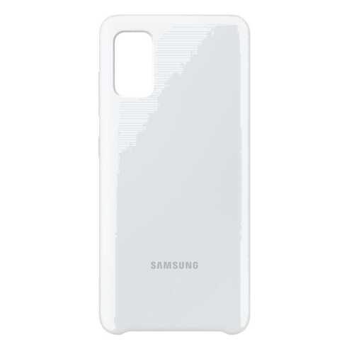 Чехол Samsung Silicone Cover для Galaxy A41 White в Йота