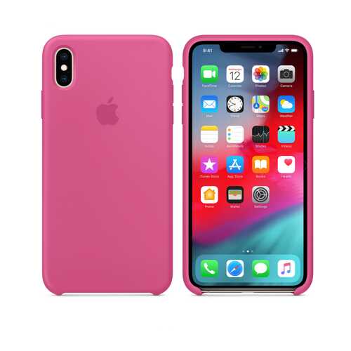 Чехол Silicone Case для Apple iPhone XS Max Dragon fruit (MWN54FE/A) в Йота