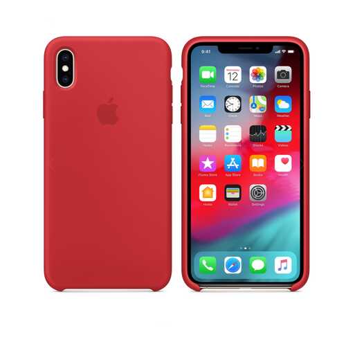 Чехол Silicone Case для Apple iPhone XS Max PRODUCT Red Red (MWP1HFE/A) в Йота