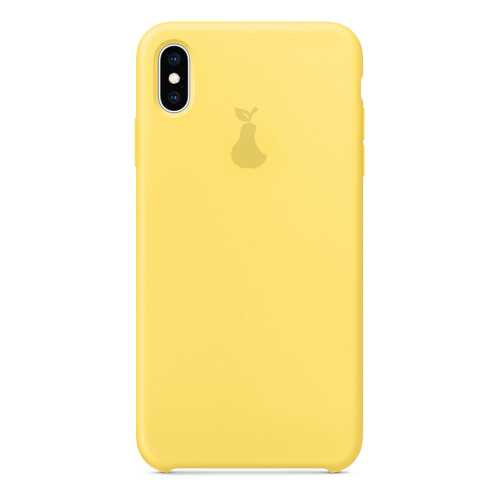 Чехол Silicone Case для iPhone X/XS, желтый, SCIPXXS-04-YELO в Йота