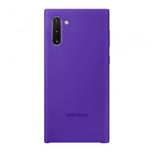 Чехол Silicone Cover для Samsung Galaxy Note 10 (Фиолетовый) в Йота