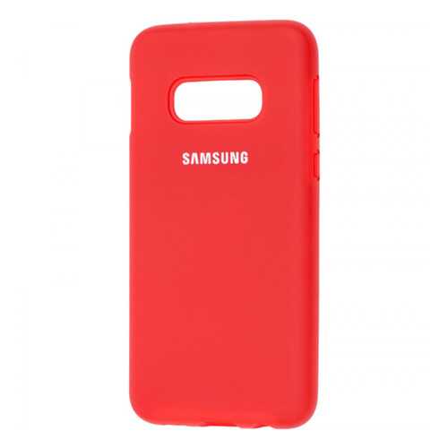 Чехол Silicone Cover для Samsung Galaxy S10 (full protective) Red в Йота