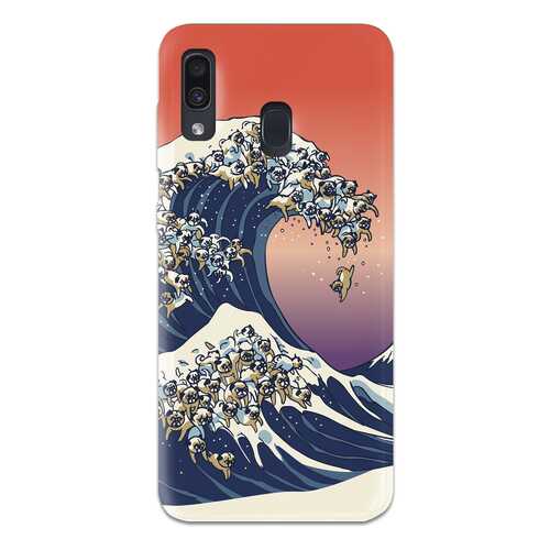 Чехол СМАКС The Great Wave of Pug для Samsung Galaxy A30 в Йота