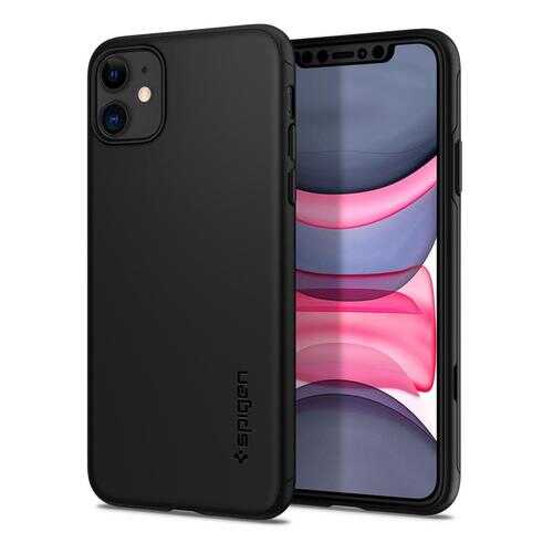 Чехол Spigen Thin Fit Classic 076CS27442 для iPhone 11 Black в Йота