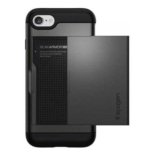 Чехол-визитница Spigen Slim Armor CS (042CS20453) для iPhone 7/8 (Gunmetal) в Йота