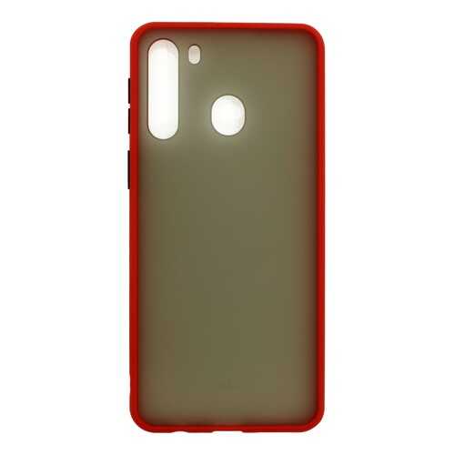 Чехол Zibelino Plastic Matte для Samsung Galaxy A21 (A215) Red в Йота