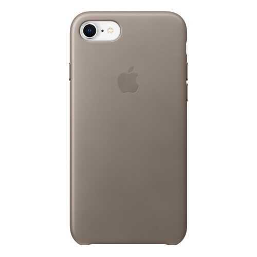 Кейс для Apple iPhone 8 / 7 Leather Case Taupe (MQH62ZM/A) в Йота