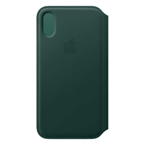 Кейс для iPhone Apple Folio XS кожаный зеленый MRWY2ZM/A в Йота