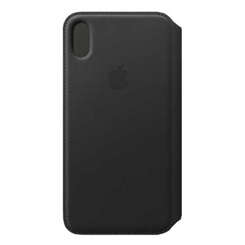 Кейс для iPhone Apple Folio XS Max кожаный черный MRX22ZM/A в Йота