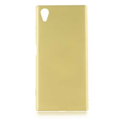 Накладка Brosco Soft-touch для Sony Xperia XA1 Plus, золотая в Йота