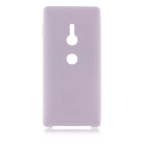 Накладка Brosco Softrubber для Sony Xperia XZ2, пепельно-розовая в Йота