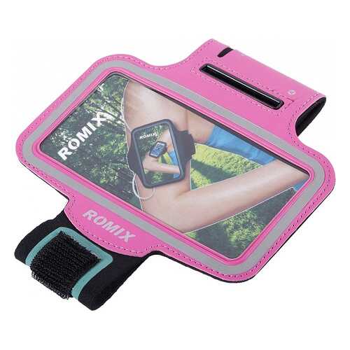 Спортивный чехол на руку Romix Arm Belt (RH07-5,5) для смартфона 5,5 (Pink) в Йота