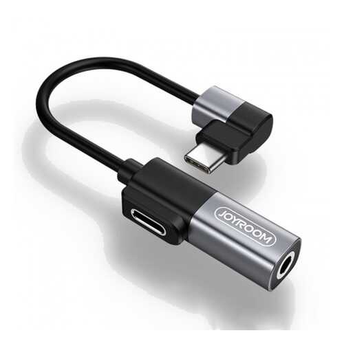 Aудио адаптер JOYROOM Type-C-Jack 3.5 для наушников S-M361 gray в Йота