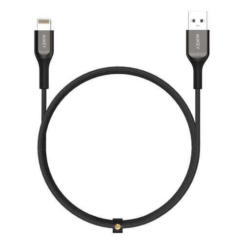 Кабель Aukey Kevlar USB-A/Lightning 1.2m Black (CB-AKL1-BL) в Йота