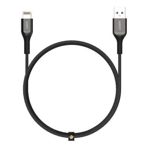 Кабель Aukey Kevlar USB-A/Lightning 2m Black (CB-AKL2-BL) в Йота