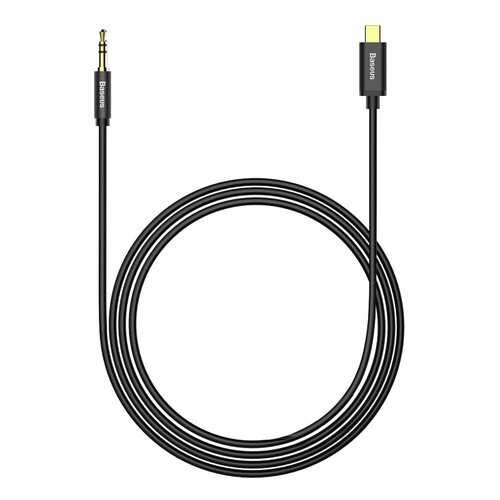 Кабель Baseus Aux (Jack 3.5)-Type-C Yiven Black 1.2m в Йота