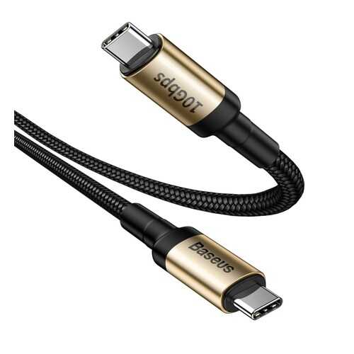 Кабель Baseus Cafule series cable Type-C PD3.1 Gen2 100W (20V/5A) 1м Black/Gold в Йота