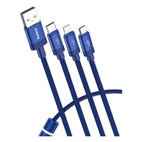 Кабель Baseus Data Faction Lightning 1.2m Blue в Йота