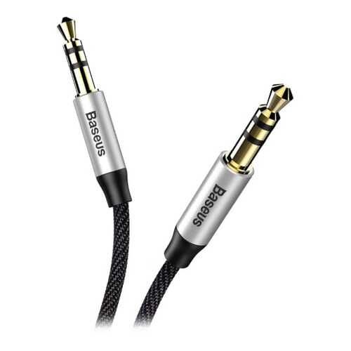 Кабель Baseus Yiven Audio Cable M30 Aux 1.5m Silver/Black в Йота