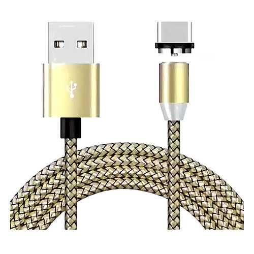 Кабель магнитный Zibelino DC Magnetic USB-USB Type-C (Gold) в Йота