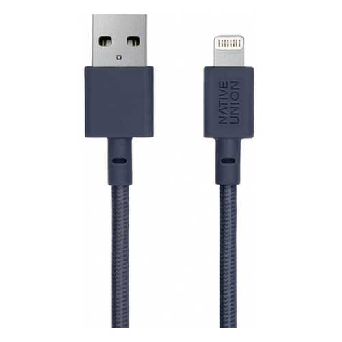 Кабель Native Union Belt Cable XL USB-Lightning 3 м BELT-L-MAR-3 (Marine) в Йота