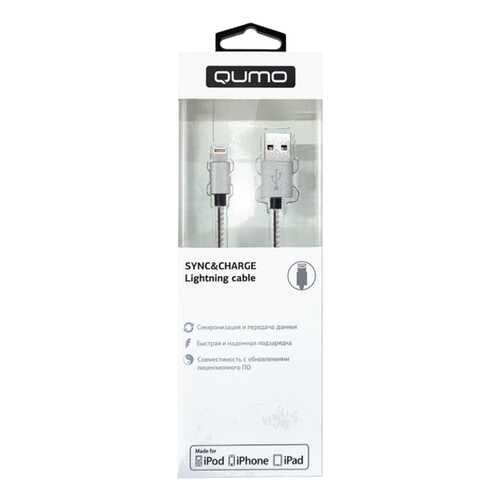 Кабель QUMO 21712 Lightning 1м White в Йота