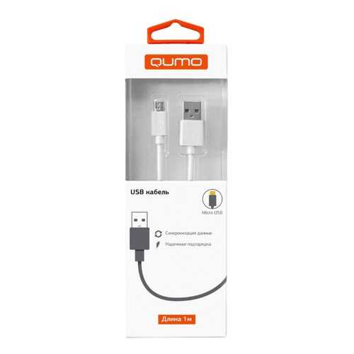 Кабель Qumo microUSB 1м White в Йота