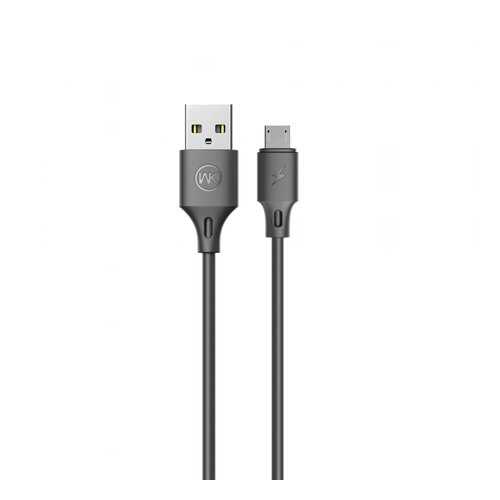 Кабель USB-Micro WK FullSpeed Pro Black 1m 2.4A в Йота