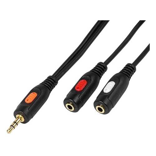 Кабель Vivanco 41051 (3,5mm Jck штекер - 2х3,5mm Jck гнездо,0,2 m) в Йота