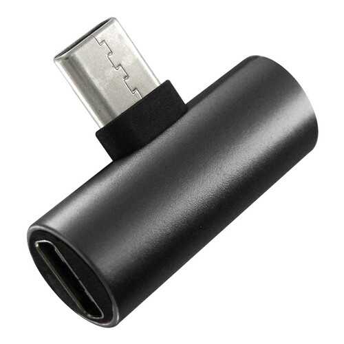Переходник USB Type-C to USB Type-C (Charging) + USB Type-C (Audio) black в Йота